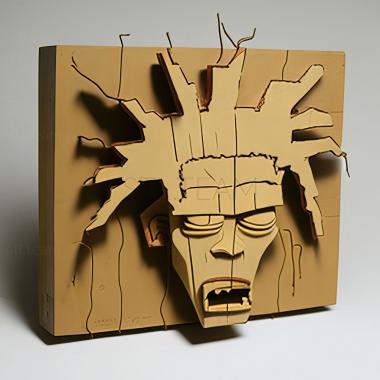 3D model Jean Michel Basquiat American artist (STL)